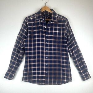 Proper Cloth Cotton Plaid Button Down Shirt Business Casual
